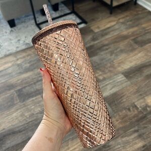 SOLD Rose Gold Starbucks Tumbler